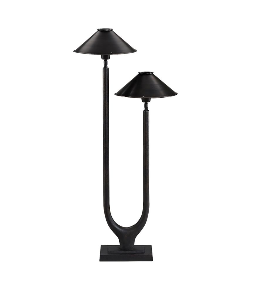 Twin Table Lamp - Black