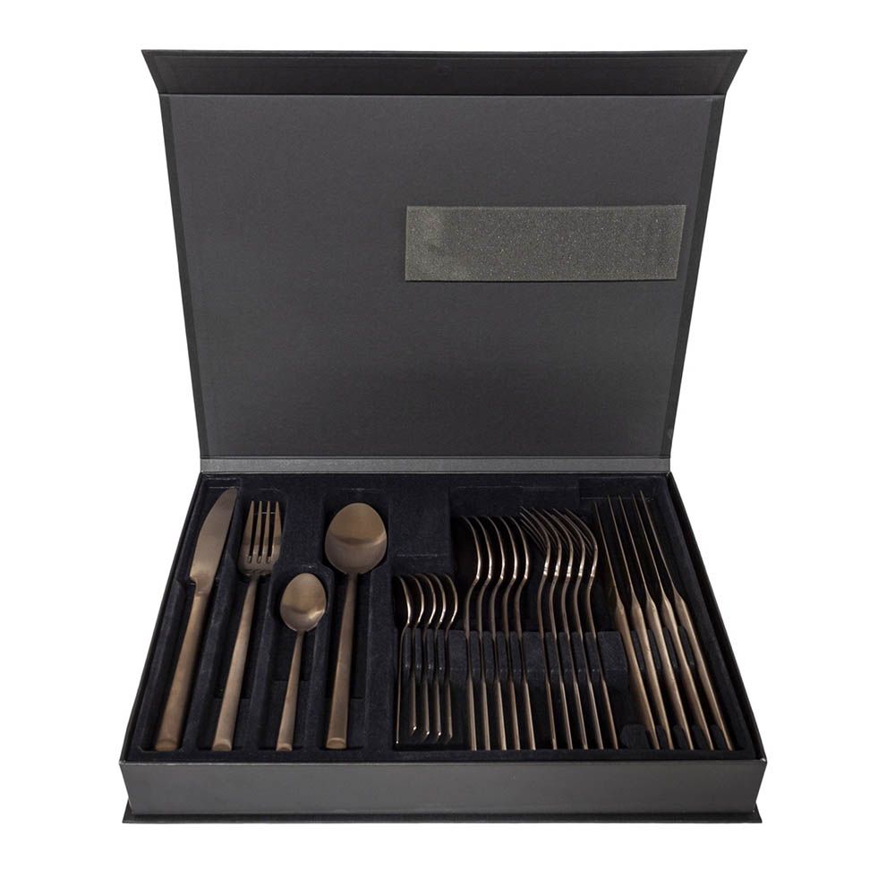 Zeno Cutlery Set - Chocolate