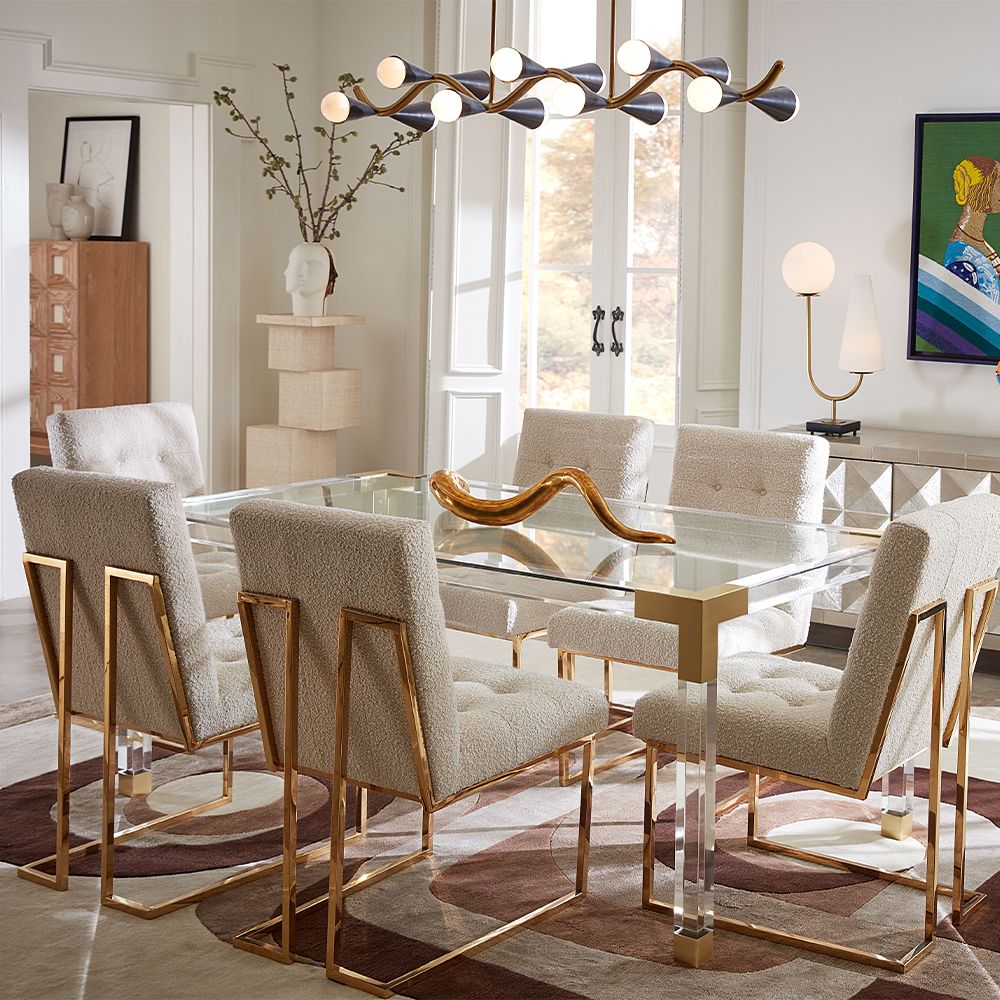 Goldfinger Dining Chair - Olympus Oatmeal