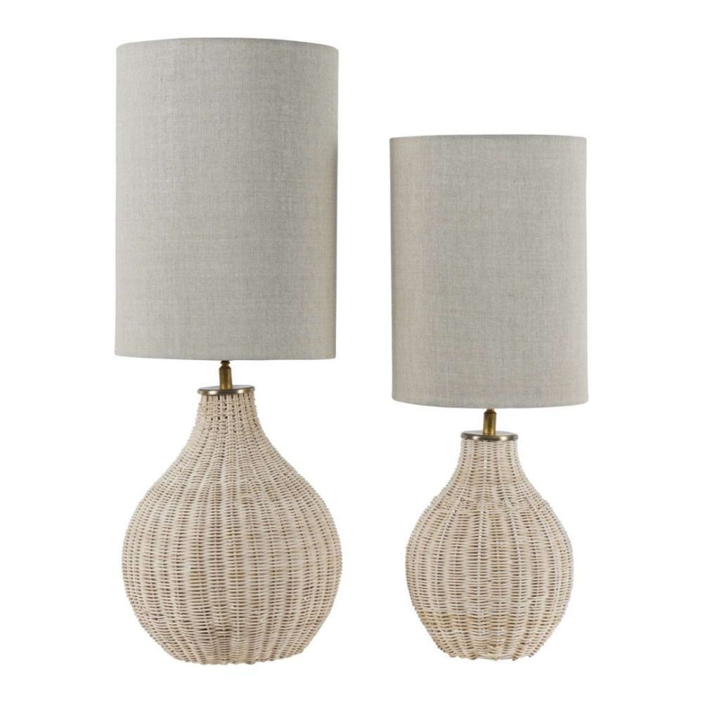 Lani Rattan Side Lamp - Small