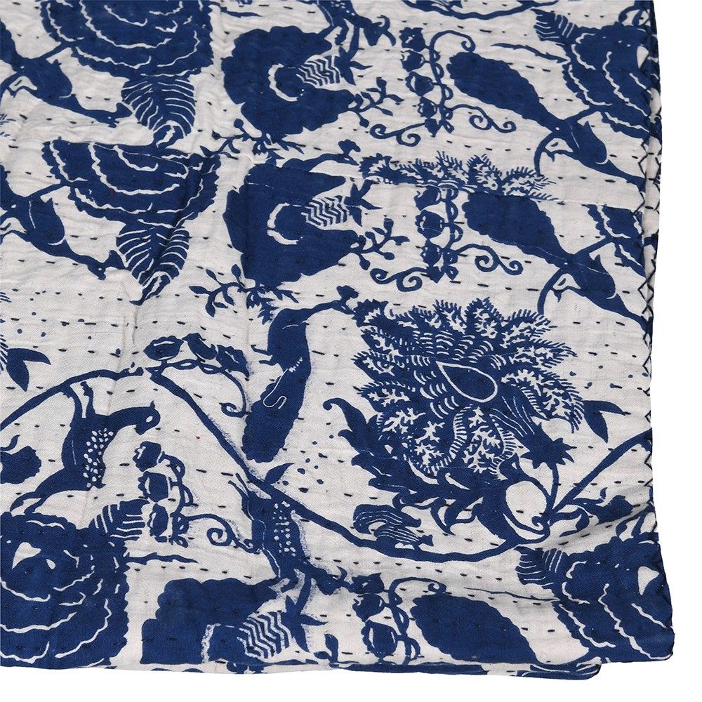 Scape Bedspread - Indigo