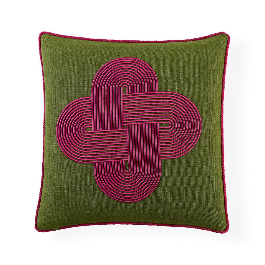 Pompidou Olive Plus Cushion