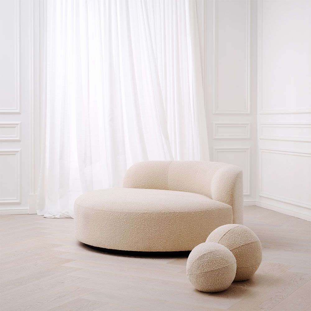 Eichholtz Bjorn Round Sofa - Boucle Cream | Eichholtz Sofas & Chairs ...