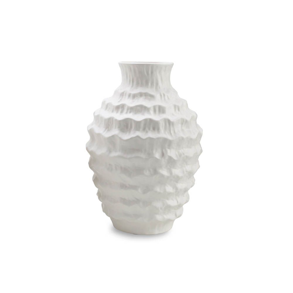 Liang & Eimil Tamara Ceramic Vase - Large - White | Liang & Emil Luxury ...