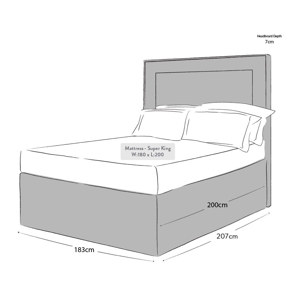 Parker Superking Bed | Sweetpea & Willow