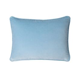 The Velvet Cushion - Light Blue - Rectangle | Cushions | Sweetpea & Willow