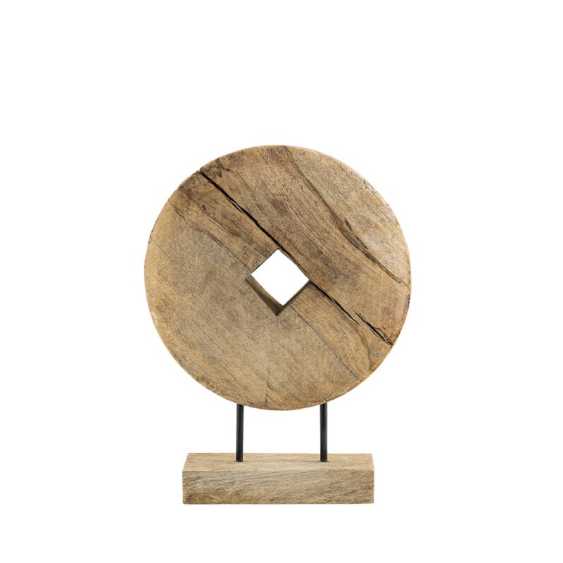 Natural mango wood small sculpture