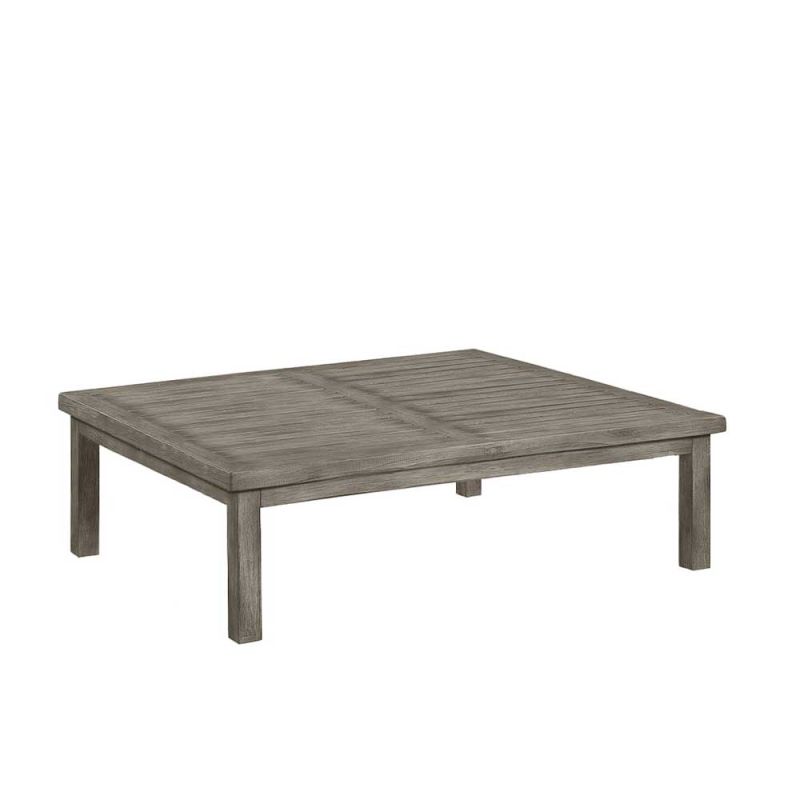 Wooden square traditional outdoor coffee table