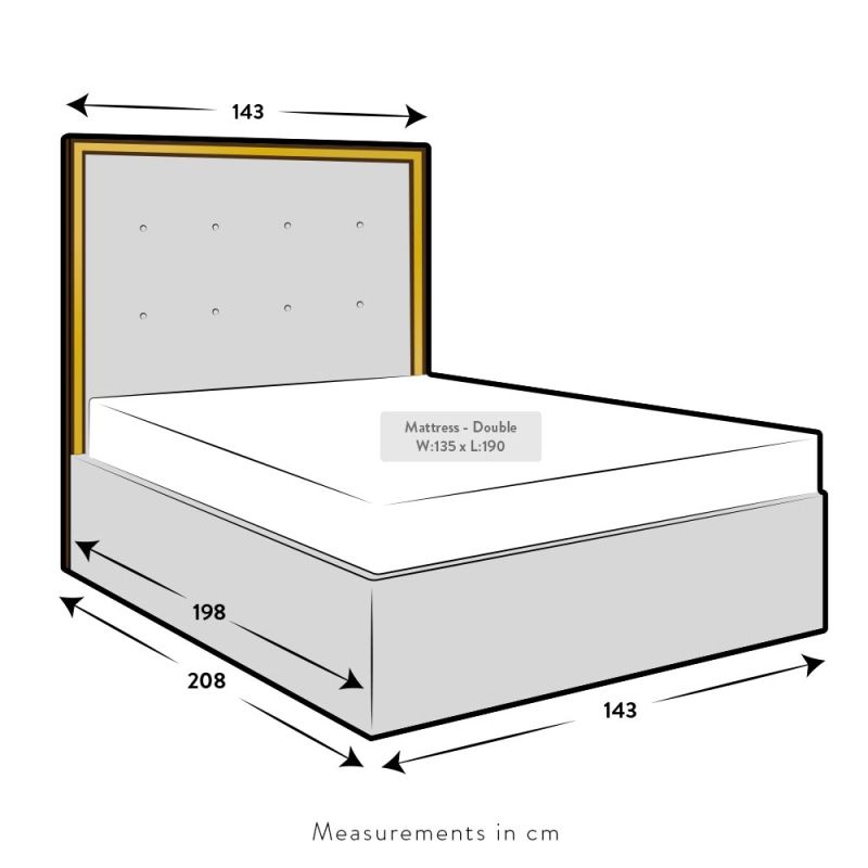 Fontana Double Bed