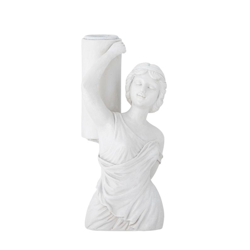 Female shaped candle holder