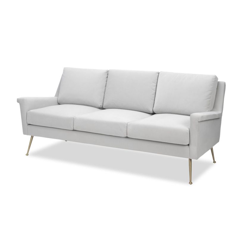 A luxury sofa by Liang & Eimil with a gorgeous grey upholstery