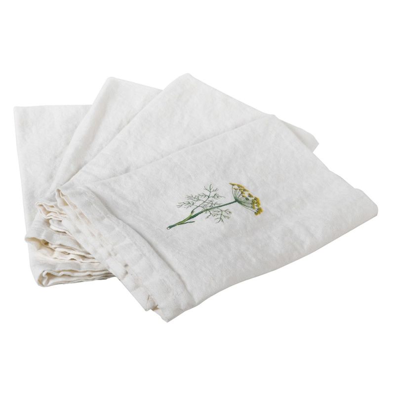 Elevate your dining experience with the Vivienne Napkins set. Stylish and versatile, these four napkins complement any table setting beautifully.