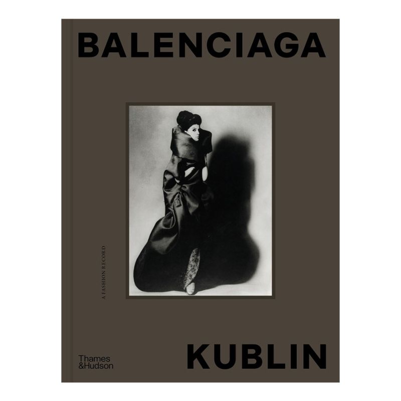 An exquisite photography book featuring the collaborative work of fashion photographer Tom Kublin and renowned haute couture designer Cristóbal Balenciaga.