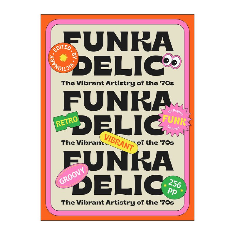 Funkadelic invites readers to step back in time and witness the dynamism of the funky 70’s with a handpicked selection of visual identities and branding designs inspired by the iconic aesthetic of the era.