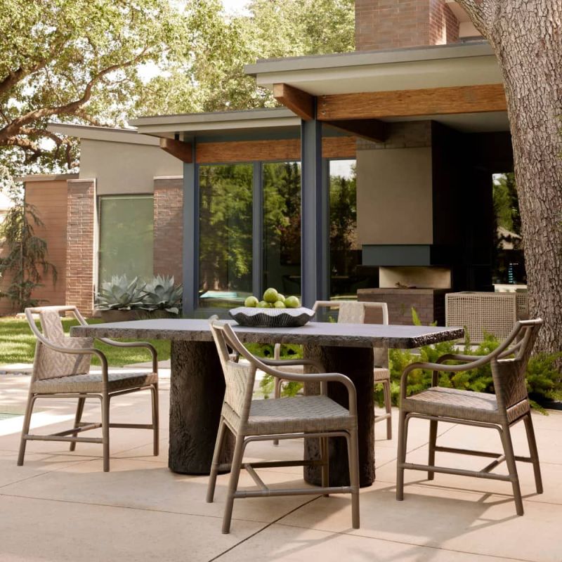 Elevate your outdoor space with the Gemini Outdoor Dining Table, featuring a sleek design and durable materials for stylish, lasting dining experiences.