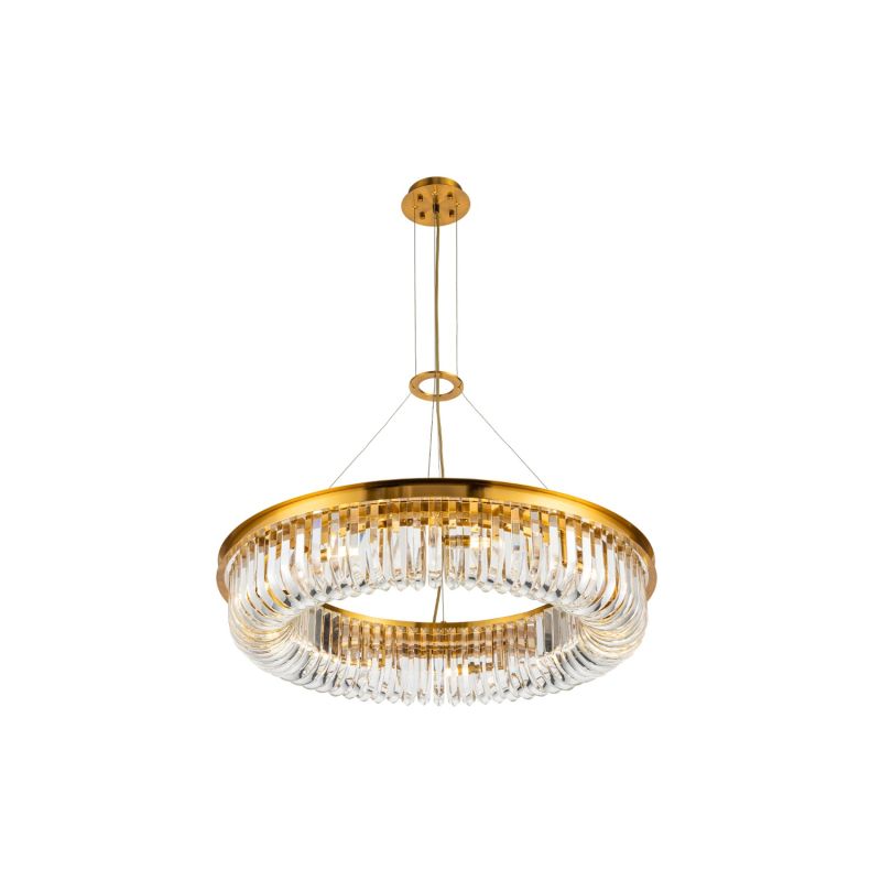 Nimbus Pendant Lamp - Brushed Brass/Clear