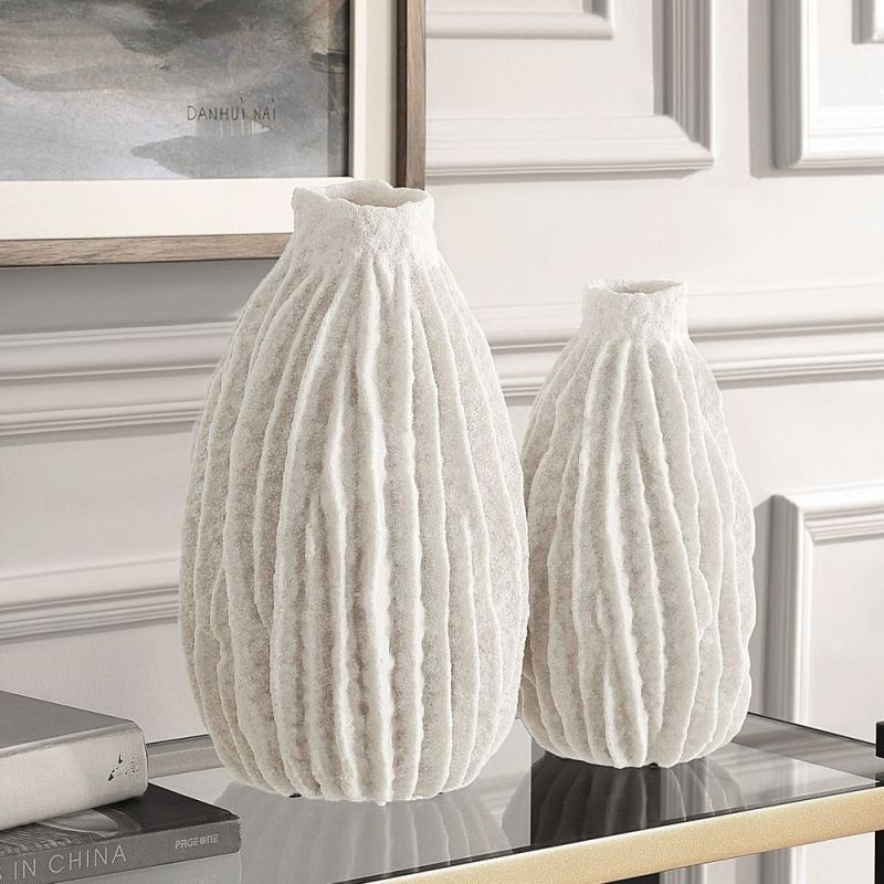 Ivory Ridge Vases - Set of 2