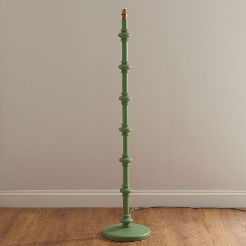 Spindle Floor Lamp - Cotswold Green