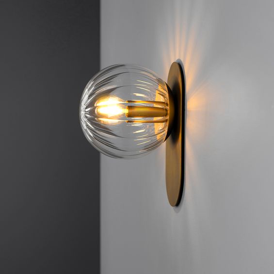 Adrion Dries Wall Sconce - Small - Natural Brass