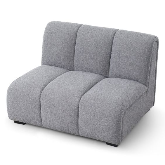 Ralph Sofa Single Unit - Boucle Graphic Grey