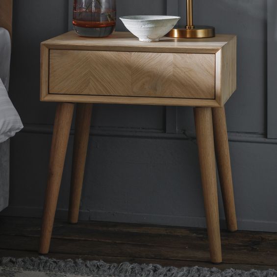 Barletta 1 Drawer Side Table