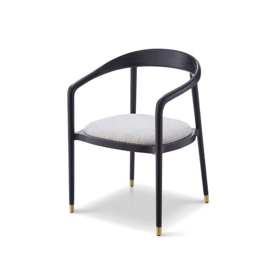 Fluid Dining Chair - Boucle Sand