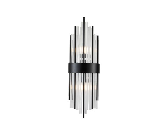 Clarins Wall Lamp - Matte Black/Clear