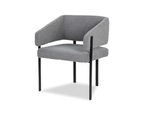 Tatler Dining Chair - Boucle Grey