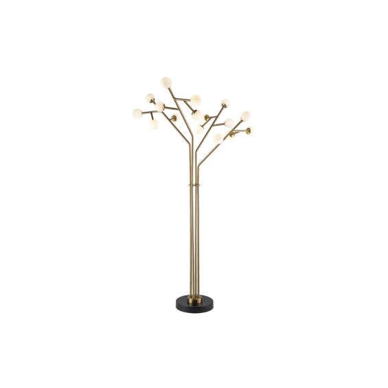 Bosco Floor Lamp - Antique Brass