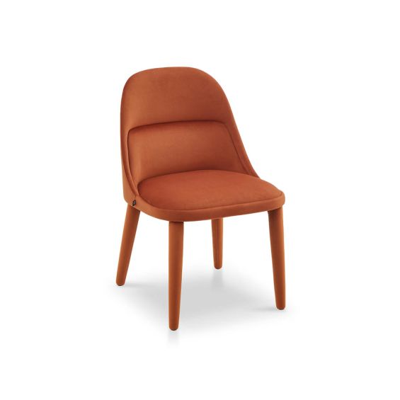 Diva Dining Chair - Kaster Crimson Red