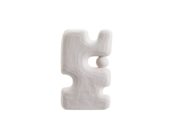 Arion Ceramic Sculpture - White