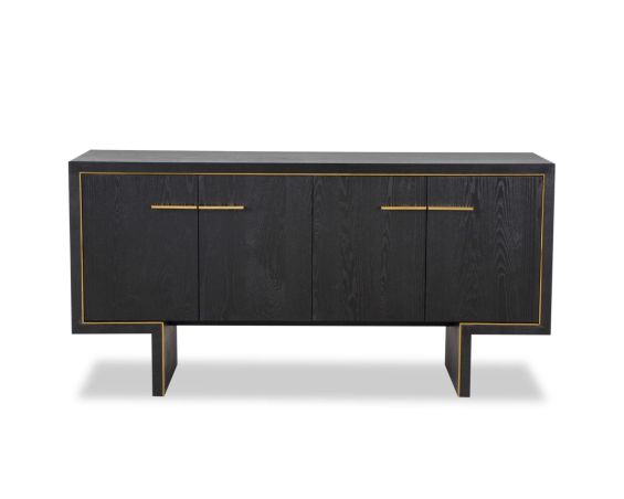 Tigur Sideboard - Black Ash Veneer