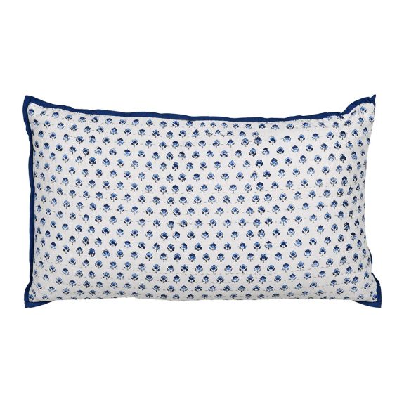 Meadow Cushion - Indigo