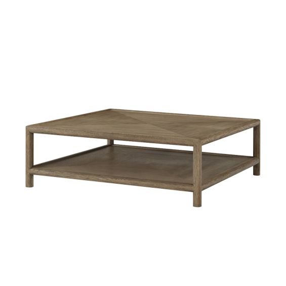 Montauk Square Coffee Table - Dark