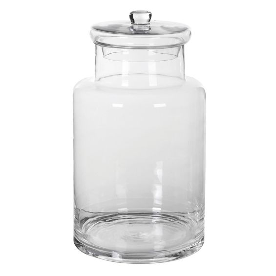 Charming glass jar