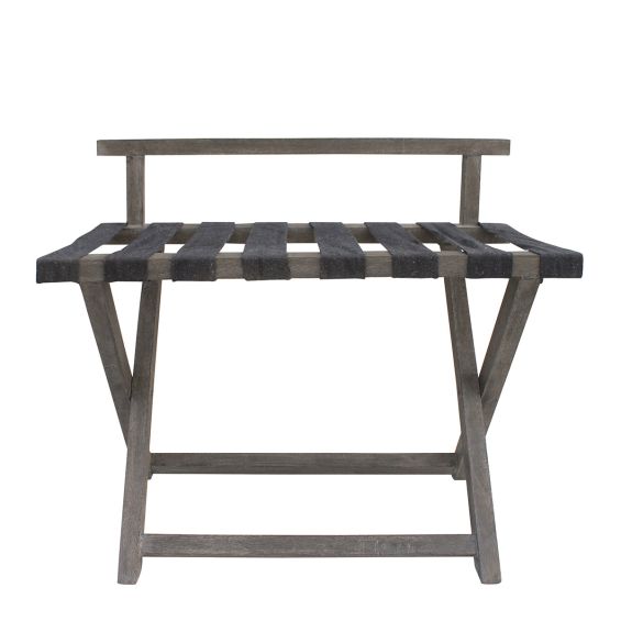 wooden foldable luggage rack