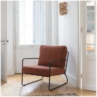 Gaspard Armchair - Boucle Terracotta