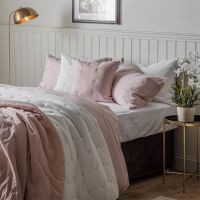 Faye Cotton Bedspread - Blush Pink