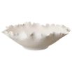 Off-white bowl with natural edged design