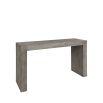 Thin grey concrete console table