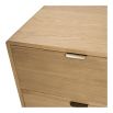 Wooden sideboard with three spacious drawers and two cupboards
