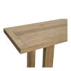 Recycled oak rectangular console table