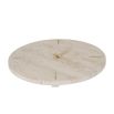 Natural marble wall clock