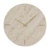 Natural marble wall clock