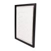 Black framed textured abstract wall art