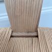 Set of three natural birch wishbone dining chairs