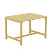 Yellow rubberwood table