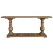 Sophisticated brown wooden console table