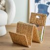 Wavey rattan style magazine holder accessory