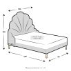 Ariel Upholstered Bed Single